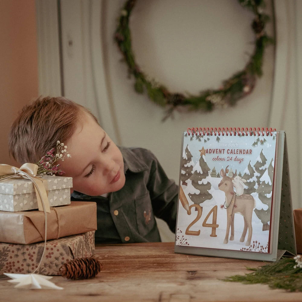 Little Dutch Ausmal-Adventskalender Essentials X-MAS