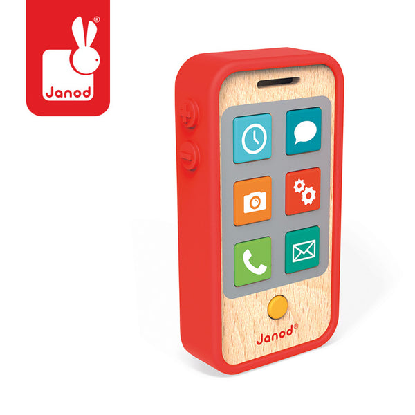 Holztelefon mit Geräuschen - tablude.com