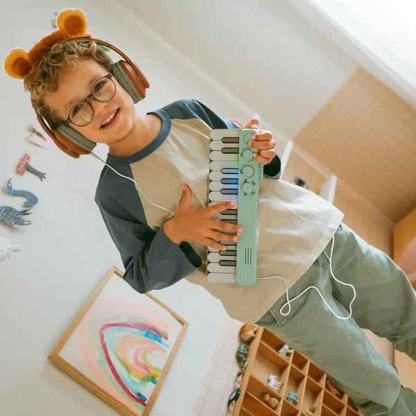 Lern-Keyboard mit Leuchttasten - Kidypiano, Grün (ab 6 Jahren)