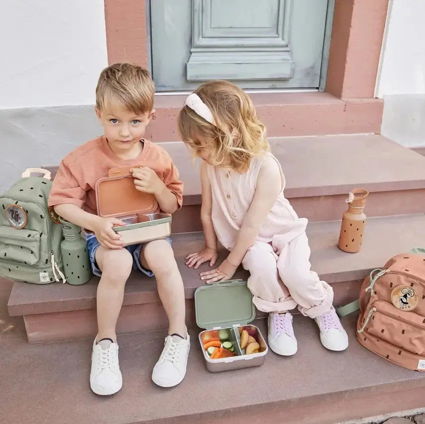 Kindergartenrucksack Mini – Happy Prints Olivgrün