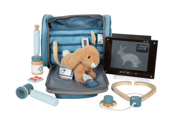 Rollenspielset Arzttasche - Tierarzt-Tasche mit Hase
