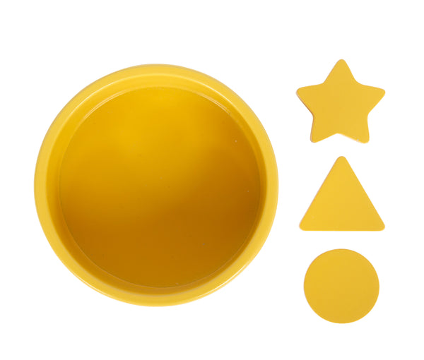 Montessori Sortierspiel - mit Zange (5 Schalen, 15 Elemente)
