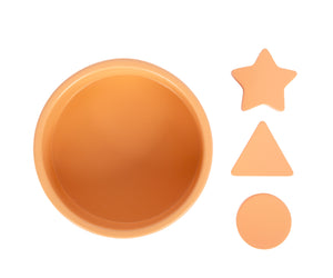Montessori Sortierspiel - mit Zange (5 Schalen, 15 Elemente)