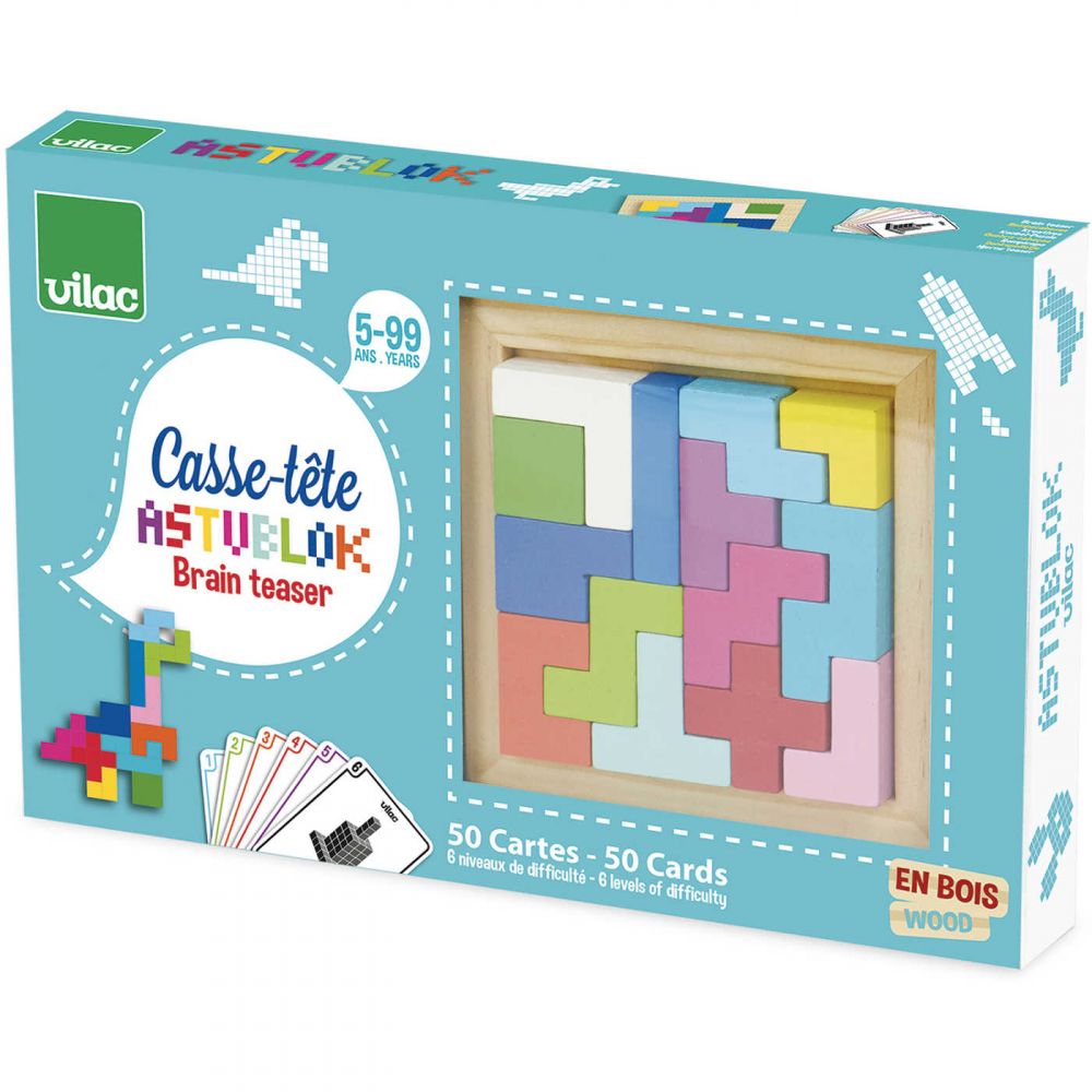Astublok Holz-Puzzle Set