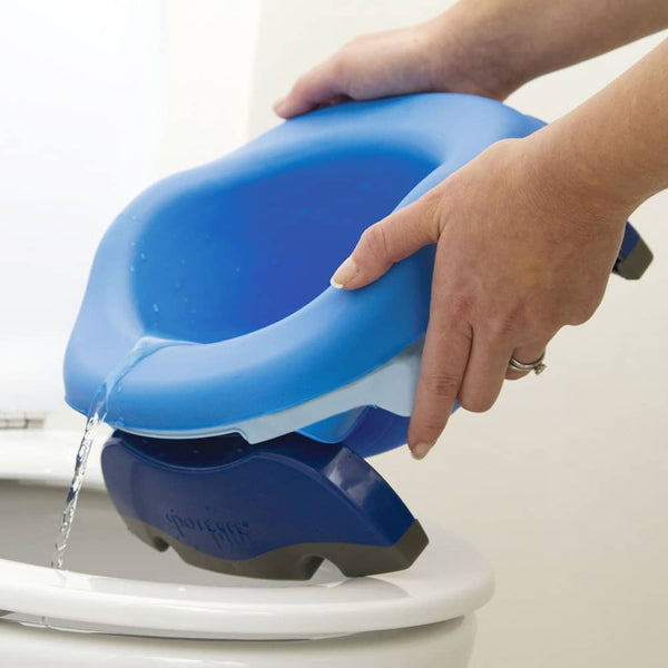2-in-1 Töpfchen & WC-Aufsatz – Grau
