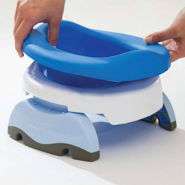 2-in-1 Töpfchen & WC-Aufsatz – Grau
