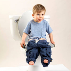 2-in-1 Töpfchen & WC-Aufsatz – Weiß-Blau
