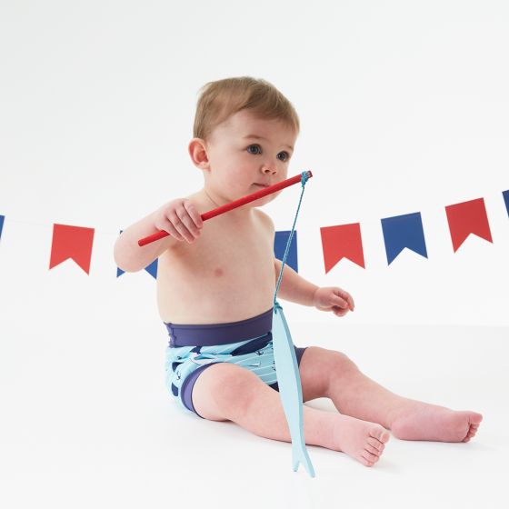 Schwimmwindel Happy Nappy 6-12 Monate Wale (L)