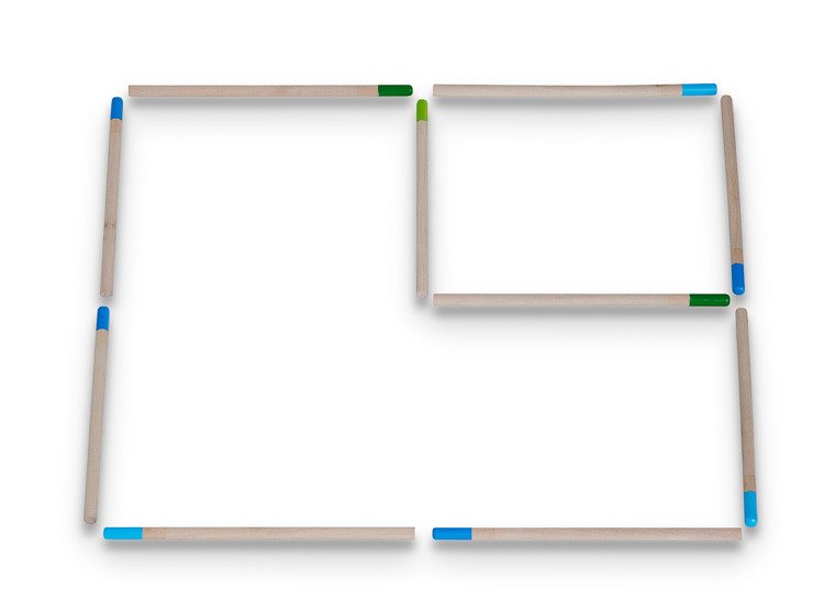 Puzzlespiel mit Streichhölzern - tablude.com