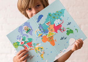 Magnetisches Puzzle – Weltkarte - tablude.com