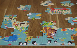 Puzzle XL – Weltkarte 3+ - tablude.com