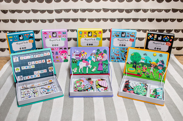 Magnetisches Puzzle Magnetibook – Fahrzeuge - tablude.com