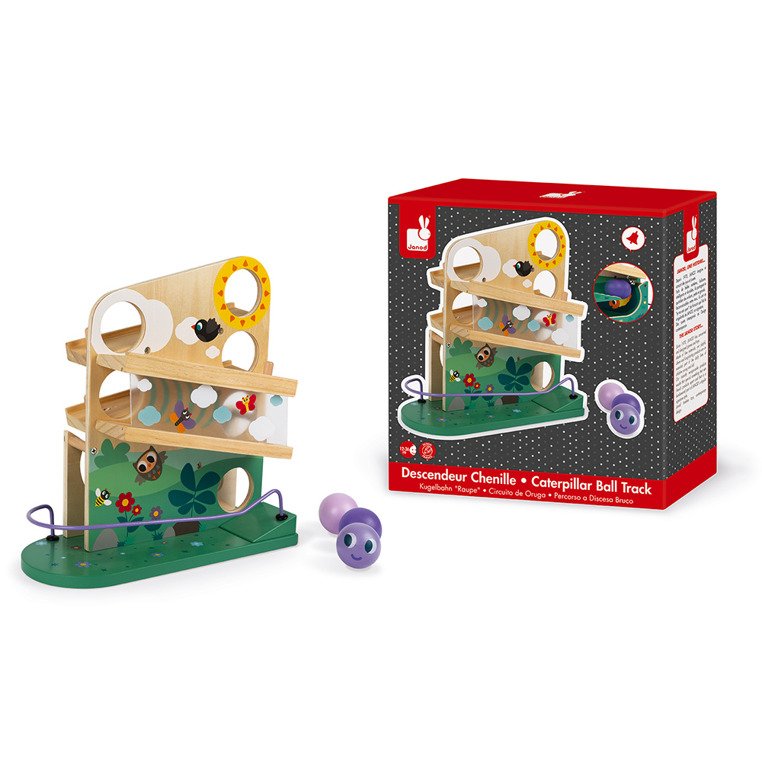 Holzkugelbahn – Raupe - tablude.com