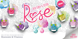 Kinder Nagellack ROSE peel-off - OMG