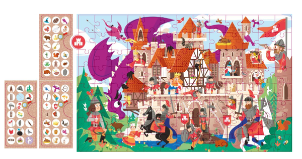 Beobachtungspuzzle – Schloss 104 Teile 5+ - tablude.com