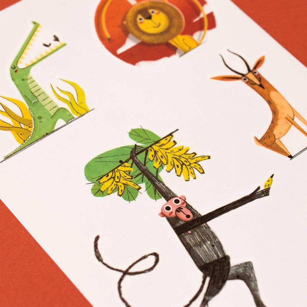 Tattoos für Kinder – Dschungel - tablude.com