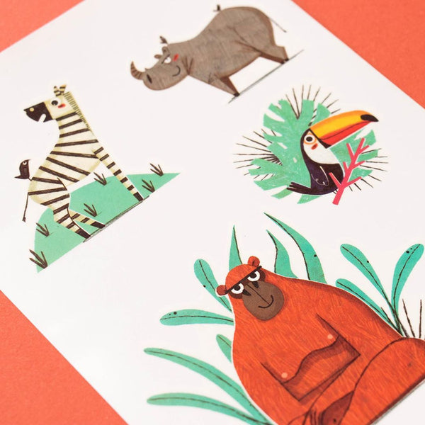 Tattoos für Kinder – Dschungel - tablude.com