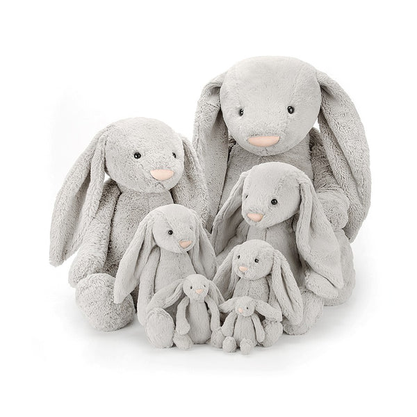 Pluszowy królik Jellycat - szary 31cm - tablude.com