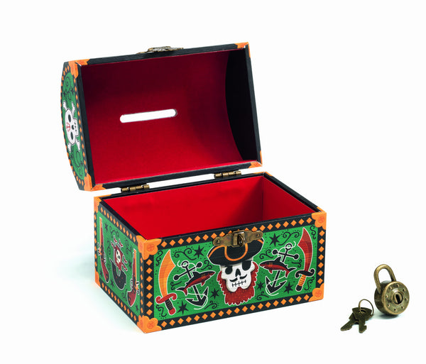 Spardose  - Piratenkiste - tablude.com
