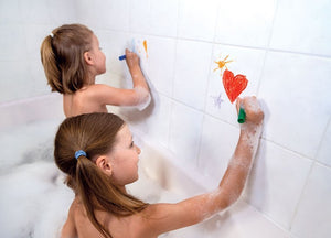 6-farbige Badestifte mit Schwamm - tablude.com