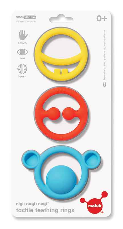 Nigi, Nagi & Nogi Beißringe – Multicolour - tablude.com
