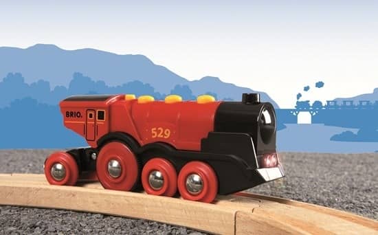 Große batteriebetriebene Lokomotive