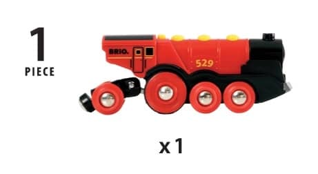 Große batteriebetriebene Lokomotive