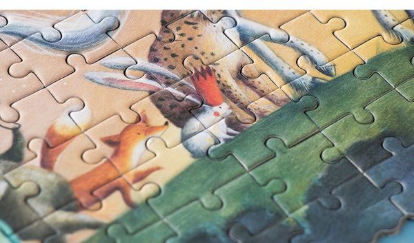 Taschenpuzzle für Kinder, 100 Teile – Mein Einhorn - tablude.com
