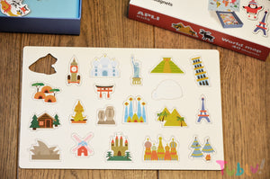 Magnetisches Puzzle – Weltkarte - tablude.com