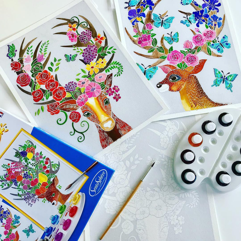 Aquarellum-Malset – Hirsche
