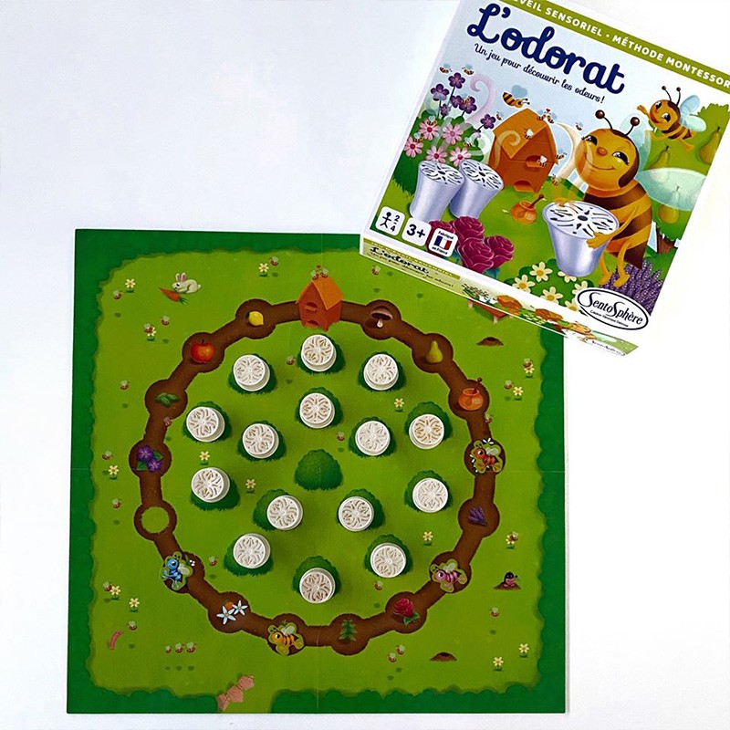 Sinnes-Spiel „Geruchssinn“ nach der Montessori-Methode