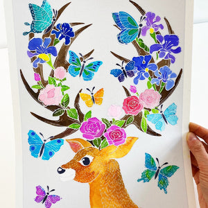 Aquarellum-Malset – Hirsche