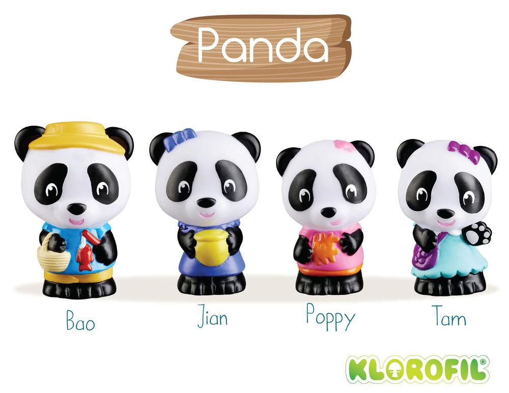 Panda-Bärenfamilie - tablude.com