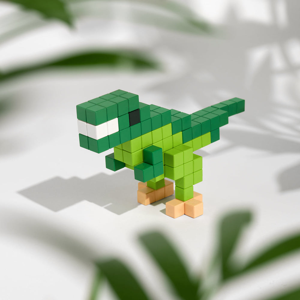 Magnetische Bausteine Mini Dinosaurier