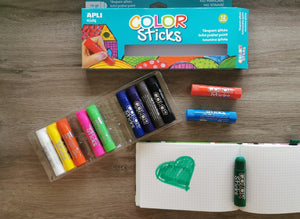 Farben in Stiftform – 12 Farben - tablude.com