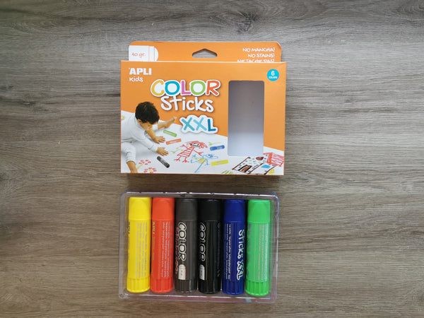 XXL-Farbstifte – 6 Farben - tablude.com