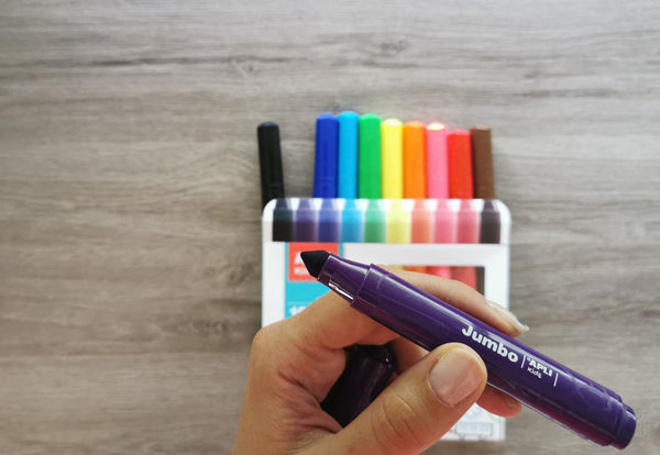 Jumbo-Filzstifte – 10 Farben - tablude.com