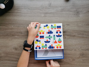 Set mit geometrischen Aufklebern – Fahrzeuge - tablude.com