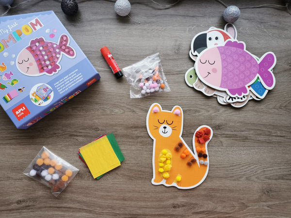 Mein erstes Kunstset – Pompons - tablude.com