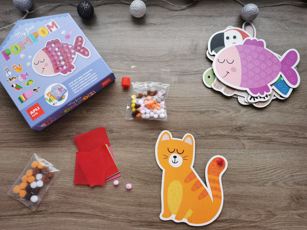 Mein erstes Kunstset – Pompons - tablude.com