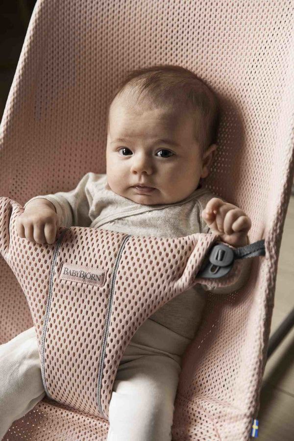 Babywippe BLISS MESH – Perlrosa
