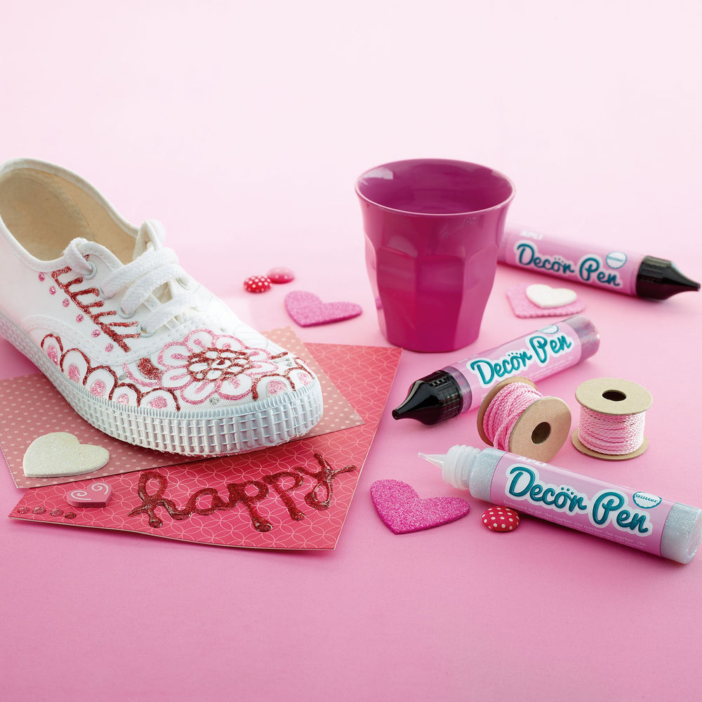 Gelmarker mit 3D-Effekt – Glitzer 6 Farben - tablude.com