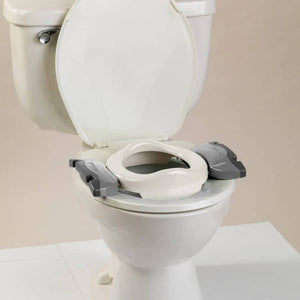 2-in-1 Töpfchen & WC-Aufsatz – Weiß-Grau