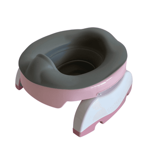 2-in-1 Töpfchen & WC-Aufsatz – Rosa-Weiß