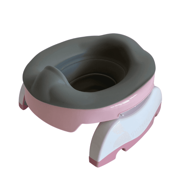 2-in-1 Töpfchen & WC-Aufsatz – Rosa-Weiß