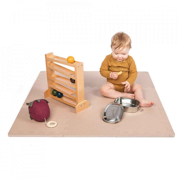 Schaumstoffmatte 100x100cm – Hellbraun - tablude.com