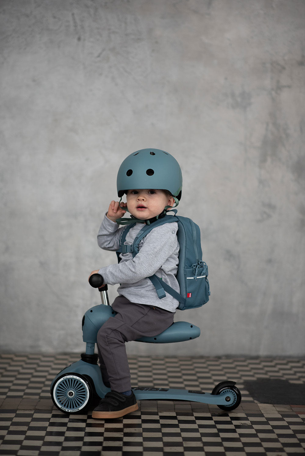 Kinderhelm 3+ S-M - Steel - tablude.com