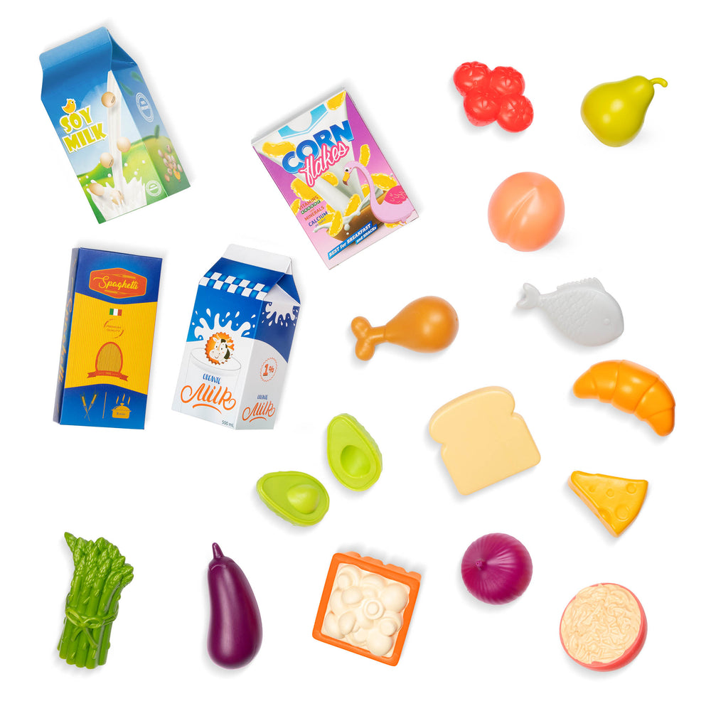 Einkaufskorb mit „Lebensmitteln“ – Freshly Picked - tablude.com