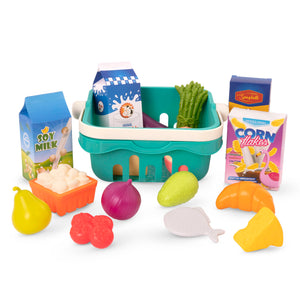 Einkaufskorb mit „Lebensmitteln“ – Freshly Picked - tablude.com