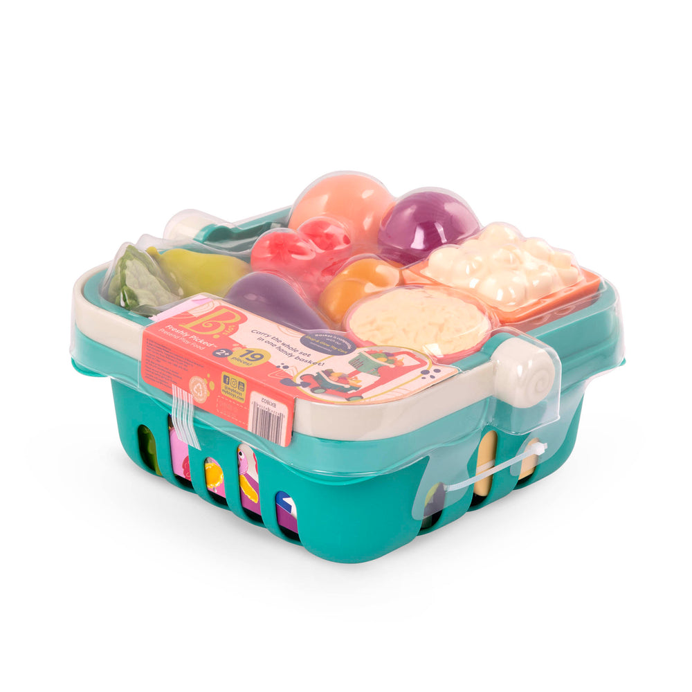 Einkaufskorb mit „Lebensmitteln“ – Freshly Picked - tablude.com